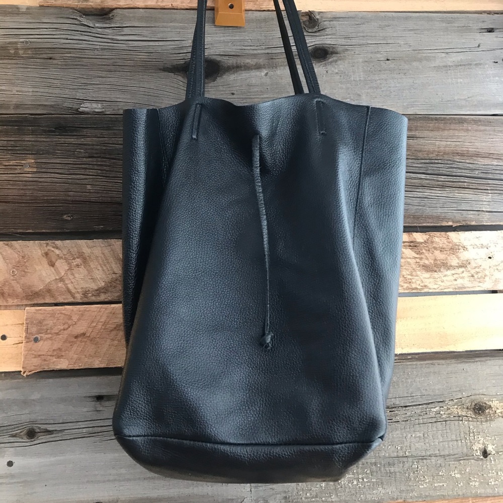 Italian Leather Tote Bag
